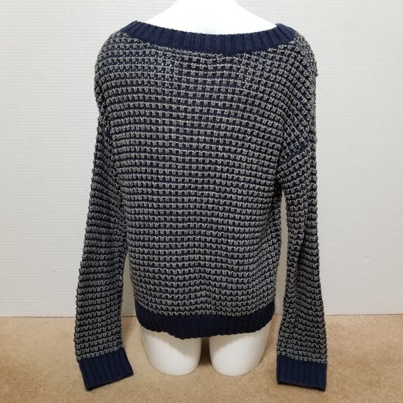 Hive & Honey sweater Small open knit acrylic nylon wool blend pullover tunic - Picture 3 of 12